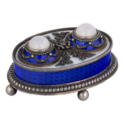 Звонок настольный двухкнопочный в неоклассическом стиле. Российская империя, Санкт-Петербург 