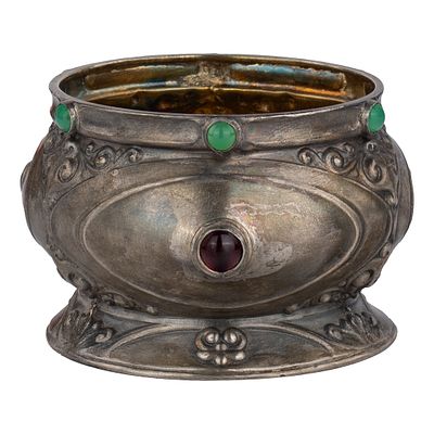 Чарка в неорусском стиле. Российская империя, Москва, 1905–1914. Мастерская М. Я. Тарасова. 