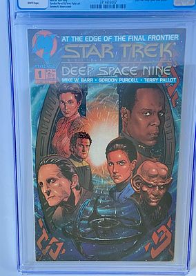אספנות - מסע בין כוכבים - קומיקס : חוברת קומיקס מספר 1 בסדרת STAR TREK - DEEP SPACE NINE מדורגת 