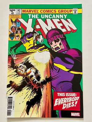 אספנות - קומיקס - יקום מרוול - אקסמן : הוצאה מחודשת של כותרים מפורסמים - גיליון 142 EVERYBODY DIES. 