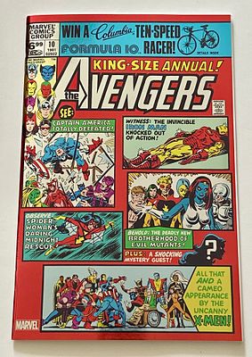 אספנות - קומיקס - יקום מרוול - AVENGERS : חוברת קומיקס בהוצאה מחודשת של הAVENGERS מספר 10 