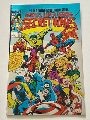 אספנות - קומיקס - יקום מרוול - SECRET WARS : הוצאה מחודשת של חוברת הקומיקס מספר 1 בסדרת המופת 
