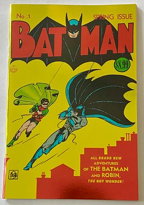 אספנות - קומיקס - יקום DC : בטמן - הוצאה מחודשת בכריכת FOIL. כל החוברות בקטלוג במצבים טובים 