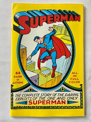 אספנות - קומיקס - יקום DC : סופרמן - הוצאה מחודשת - החוברת הראשונה ששם הנושא הפך להיות באופן 