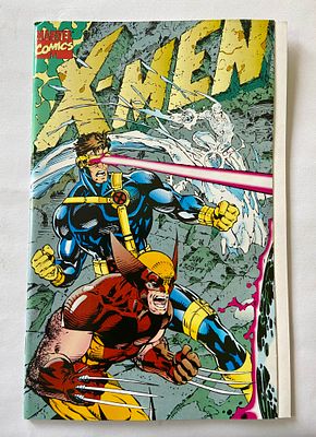 אספנות - קומיקס - יקום מרוול - אקסמן : חוברת בהוצאה מחודשת וחגיגית של אקסמן 1 עם כריכה שנפתחת לפוסטר