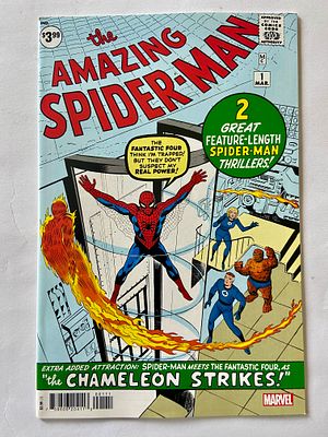 אספנות - קומיקס - יקום מרוול - ספיידרמן : הוצאה מחודשת של כותרים מפורסמים - גיליון 1 - ספיידרמן 