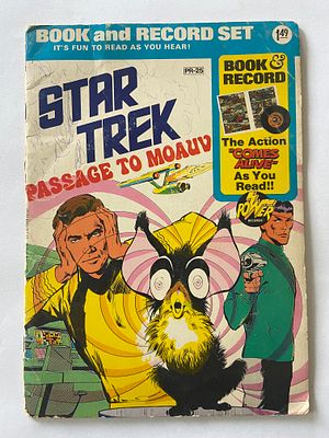 אספנות - קומיקס - STAR TREK : סטאר טרק - חוברת קומיקס עם תקליט של הסדרה מסע בין כוכבים. בלאי 