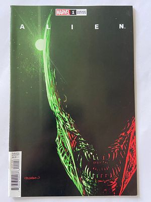 אספנות - קומיקס - אימה ומדע בדיוני : חוברת קומיקס של הנוסע השמיני ALIENS מספר 1 , כריכת וריאנט. כ 