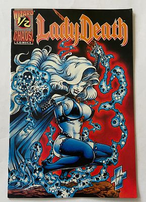 אספנות - קומיקס - אימה : חוברת קומיקס של LADY DEATH 1\2 דצמבר 1994 . כל החוברות בקטלוג במצבים 