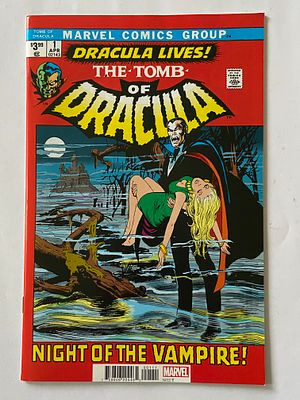 אספנות - קומיקס - אימה : הוצאה מחודשת של חוברת קומיקס THE TOMB OF DRACULA מספר 1 , דצמבר 2022 . כ 