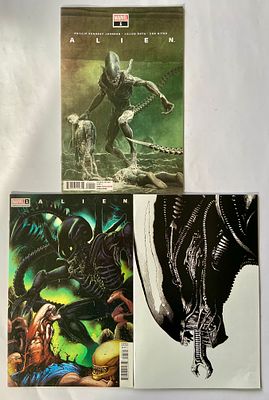 אספנות - קומיקס - אימה ומדע בדיוני : לוט עם שלושה חוברות קומיקס של הנוסע השמיני ALIENS - מספר 1 