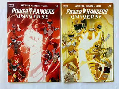 אספנות - קומיקס - פאוור ריינג'רס : לוט עם 2 חוברות POWER RANGERS UNIVERSE מספר 1 ומספר 3. כל 