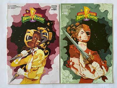 אספנות - קומיקס - פאוור ריינג'רס : לוט עם 2 חוברות של ה POWER RANGERS מספר 101 ו 103. כל החוברות 