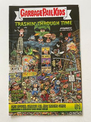 אספנות - קומיקס - חבורת הזבל : חוברת קומיקס של חבורת הזבל GARBAGE PAIL KIDS - TRASHIN THRUOGH TIME