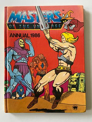 אספנות - קולנוע וטלויזיה - הי-מן : ספר של הסדרה האהובה הי-מן ושליטי היקום משנת 1986 בלאי סביר 