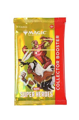 מעטפה אחת סגורה מסוג קולקטור מג'יק ( magic the gathering) מהסט MARVEL SUPER HEROS . חבילה 1 