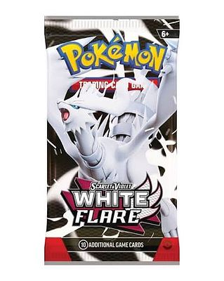 מעטפת פוקימון (pok&eacute;mon) אחת סגורה מהסט white flair . מעטפה 1 סגורה המכילה 10 קלפים מתוך בוסטר 