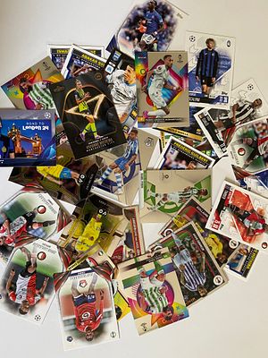 אספנות - כדורגל עולמי: לוט קלפי אספנות Topps ו-Panini - ליגת האלופות, קלפי רוקי (RC), קלפים 