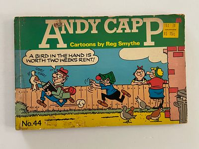 אספנות - קומיקס וינטג’ - אנדי קאפ (Andy Capp): חוברת קומיקס מקורית מספר 44 משנת 1980 - איורים 