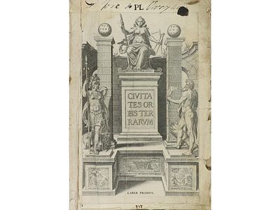 1582-1587. LIBRO. (CRONICA-GRABADO). HOGENBERGIUS, 