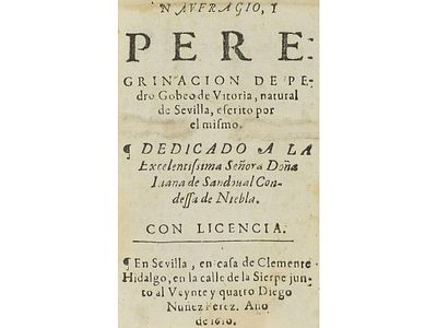 1610. LIBRO. (VIAJES-AMÉRICA). GOBEO DE VITORIA, 