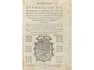 1641. LIBRO. (IMPRESO EN LIMA). HERRERA, ALONSO DE:. 