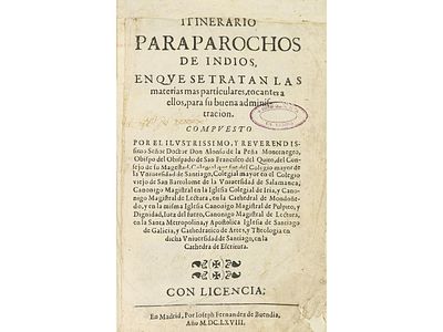 1668. LIBRO. (HISTORIA-AMÉRICA). PEÑA MONTENGRO, 