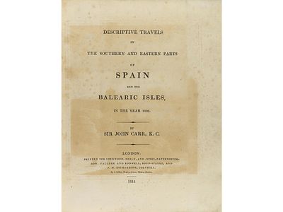 1811. LIBRO. (VIAJES-BALEARES). CARR, JOHN:. 