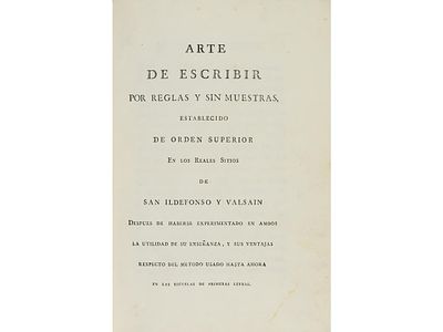 1781. LIBRO. (TIPOGRAFÍA-ESCRITURA). [ANDUAGA, JOSE 