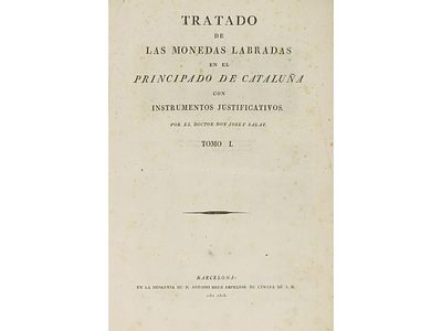 1818. LIBRO. (NUMISMÁTICA-MEDALLAS). SALAT, JOSEF:. 