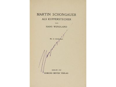 1907. LIBRO. (ARTE). WENDLAND, HANS:. 