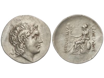 MONEDAS GRIEGAS. Dracma. 305-281 a.C. 