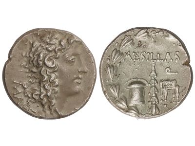 MONEDAS GRIEGAS. Tetradracma. 93-88 a.C. 