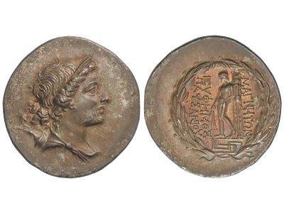 MONEDAS GRIEGAS. Tetradracma. 190-133 a.C. 