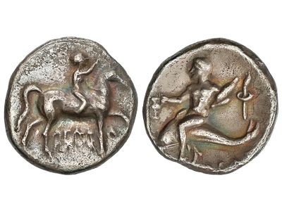 MONEDAS GRIEGAS. Didracma. 272-235 a.C. 