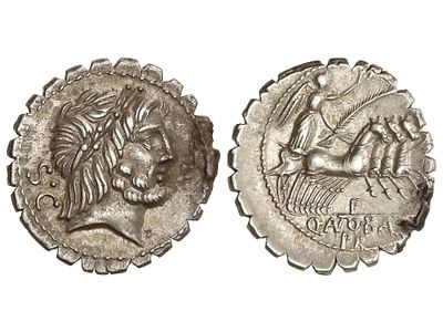 REP&Uacute;BLICA ROMANA. Denario. 83-82 a.C. ANTONIA. 