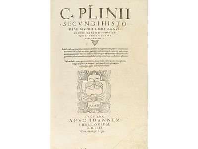 1553. LIBRO. (CIENCIAS). PLINII SECUNDI, C.:. 