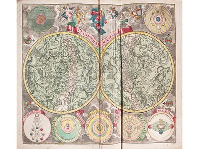 s. XVIII. MAPA. (ATLAS). VARIAS CARTAS GEOGRAPHICAS 