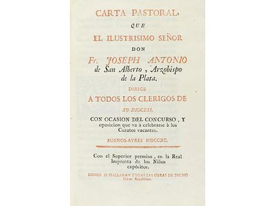 1790. LIBRO. (BUENOS AIRES- INCUNABLE). SAN ALBERTO, 