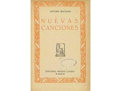 1924. LIBRO. (GENERACI&Oacute;N '98). MACHADO, ANTONIO:. 