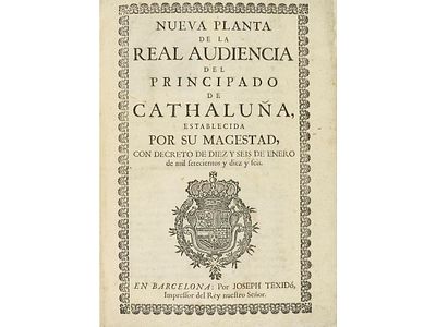 [1716]. FOLLETOS. (HISTORIA-CATALUNYA). NUEVA PLANTA 