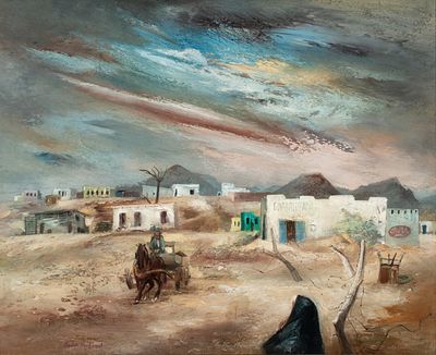 Aaron Bohrod (1907-1992) - AARON BOHROD (1907-1992) OIL ON MASONITE. Aaron Bohrod (1907-1992) 