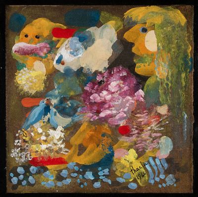 Julia Thecla (1896-1973) - JULIA THECLA (1896-1973) TEMPERA AND COLOR PENCIL. Julia Thecla 