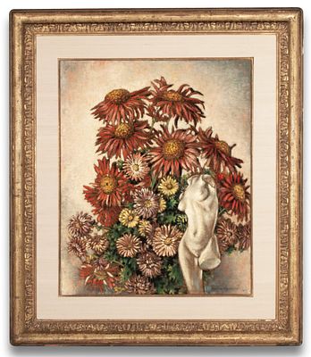 Clarence Holbrook Carter (1904-2000) - CLARENCE H. CARTER (1904-2000) DOUBLE-SIDED OIL/CANVAS. Clare 