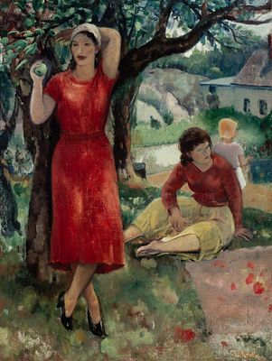 Leon Kroll (1884-1974) - LEON KROLL (1884-1974) 1938 OIL ON CANVAS. Leon Kroll (1884-1974) Wife 
