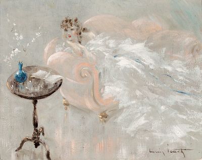 Louis Justin Laurent Icart (France, 1888-1950) - LOUIS ICART (1888-1950) OIL ON CANVAS CIRCA 1941. L 