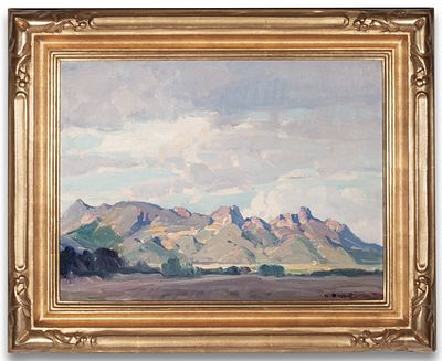 Hanson Duvall Puthuff (1875-1972) - HANSON PUTHUFF (1875-1972) OIL ON ARTIST'S BOARD. Hanson Duvall 