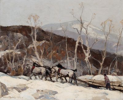 Hobart Nichols, Jr. (1869-1962) - HOBART NICHOLS JR. (1869-1962) OIL ON CANVAS. Hobart Nichols, Jr. 