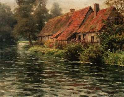 Louis Aston Knight (1873-1948) - LOUIS ASTON KNIGHT (1873-1948) OIL ON CANVAS. Louis Aston Knight 