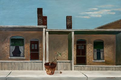Harold Noecker (1912-2002) - J. HAROLD NOECKER (1912-2002) EXHIBITED OIL ON BOARD. Harold Noecker 